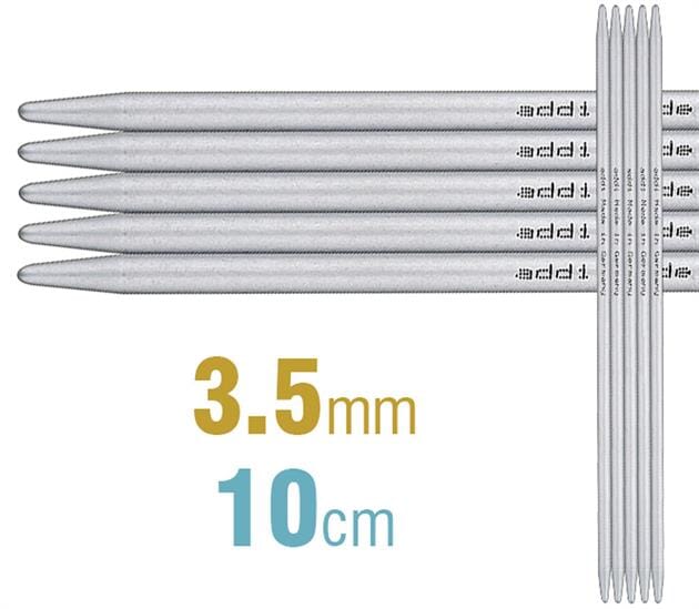 Addi Aluminium Double Pointed Knitting Needles
