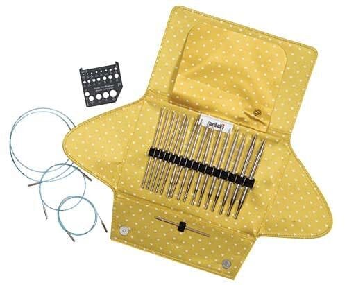 Addi Click 5" (13cm) Interchangeable Knitting Needle Tips - Mix Set