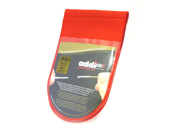 Addi Click 5" (13cm) Interchangeable Knitting Needle Tips - Basic Starter Set