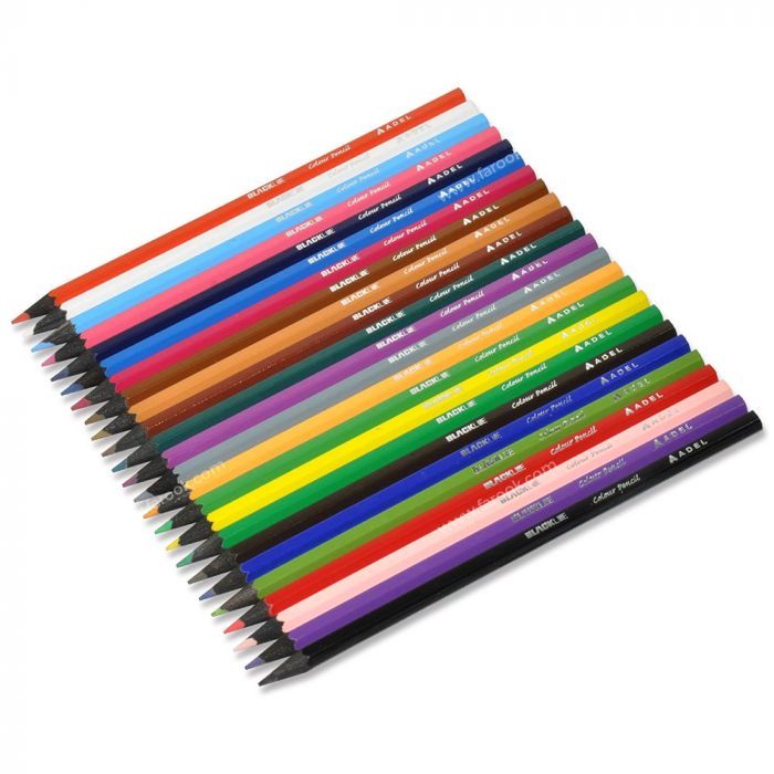 Adel "Blackline" Colour Pencil Set - 12 or 24 Pack