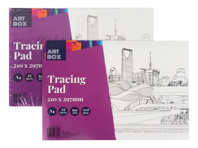 Art Box Tracing Paper Pad - 25 Sheets (A5/A4/A3)
