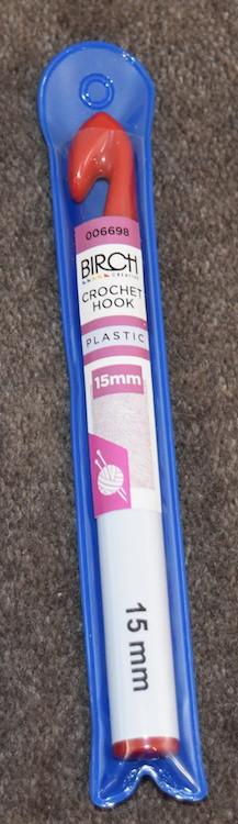 Birch Jumbo Plastic Crochet Hook (6.50mm - 25mm)
