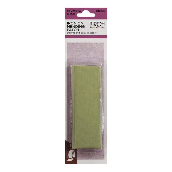 Birch Iron On Fabric Mending Patch - Choose Your Colour