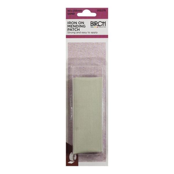 Birch Iron On Fabric Mending Patch - Choose Your Colour