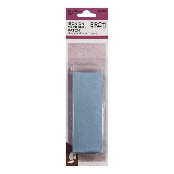Birch Iron On Fabric Mending Patch - Choose Your Colour