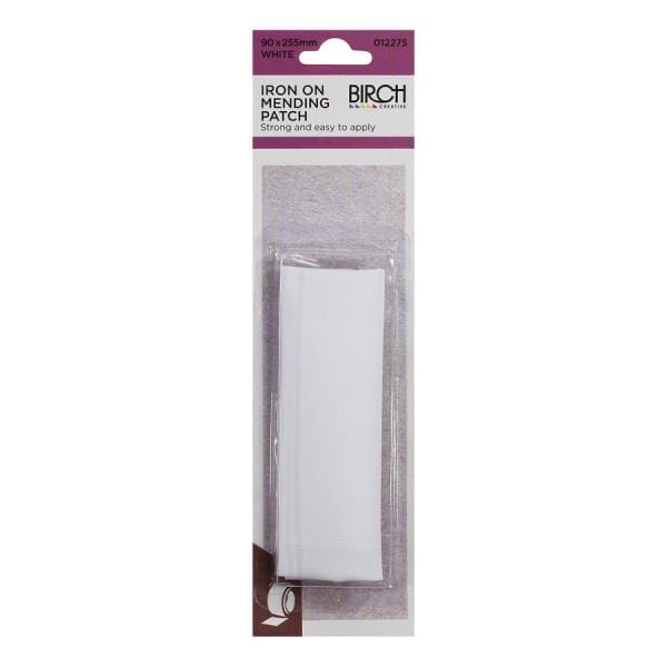 Birch Iron On Fabric Mending Patch - Choose Your Colour