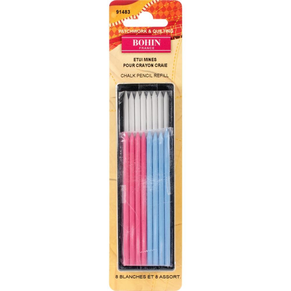 Bohin Mechanical Chalk Cartridge Pen - Refill Pack of 16