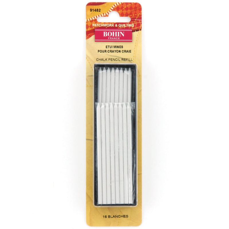 Bohin Mechanical Chalk Cartridge Pen - Refill Pack of 16