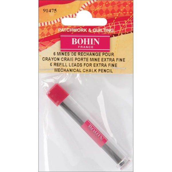 Bohin Mechanical Taylors' Chalk Pencil - Refill Pack of 6