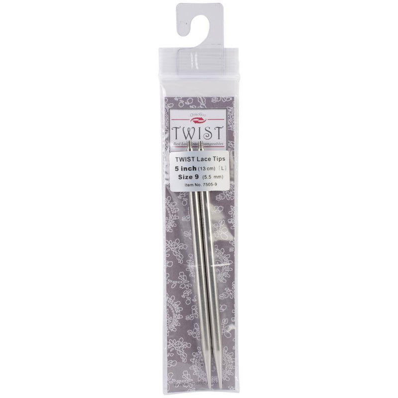 ChiaoGoo TWIST IC 5" (13cm) Circular Knitting Needle Tips 5.50mm (US 9) | KNITTING CO. - 9