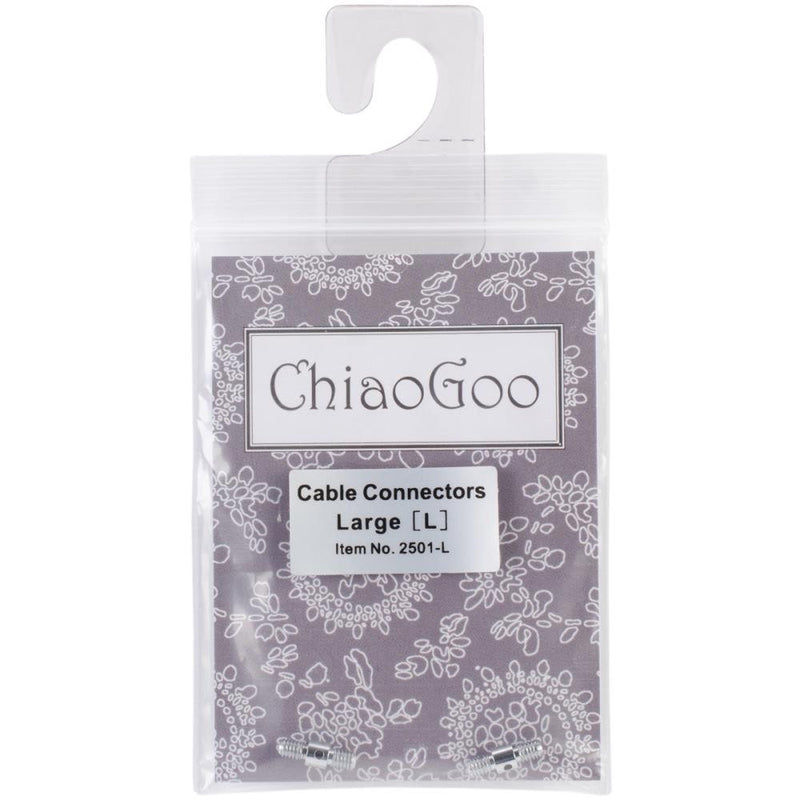 ChiaoGoo Interchangeable Circular Knitting Needle Cable Connectors - Set of 2 Large | KNITTING CO. - 2