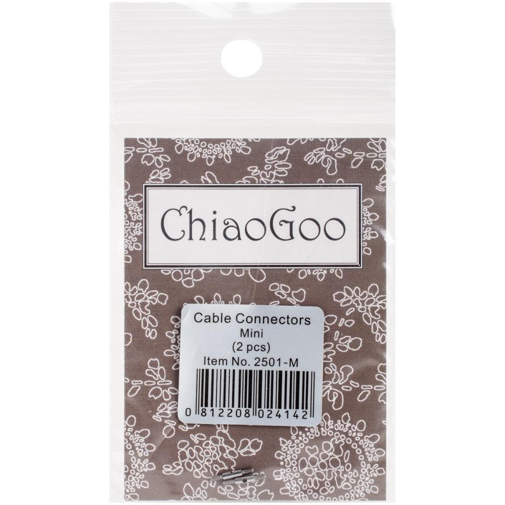 ChiaoGoo Interchangeable Circular Knitting Needle Cable Connectors - Set of 2 Mini | KNITTING CO. - 3