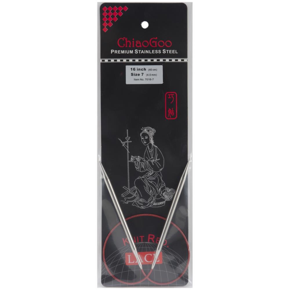 ChiaoGoo RED Lace circular needle 100cm 1.50-15.00mm - 1pc | De ChiaoGoo RED Lace circular needle 100cm 1.50-15.00mm - 1pc | De