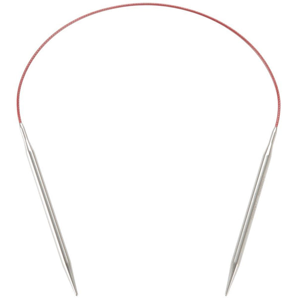 ChiaoGoo Red Lace Stainless Steel Circular Knitting Needles - 40cm (16")