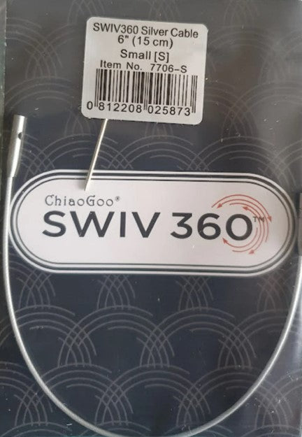ChiaoGoo SWIV360 Interchangeable Knitting Needle Swivel Cable (Dif. Sizes)