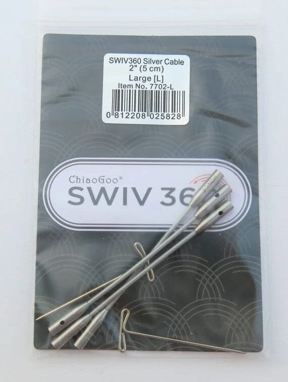 ChiaoGoo SWIV360 5cm (2") Interchangeable Swivel Cables - Pack of 3