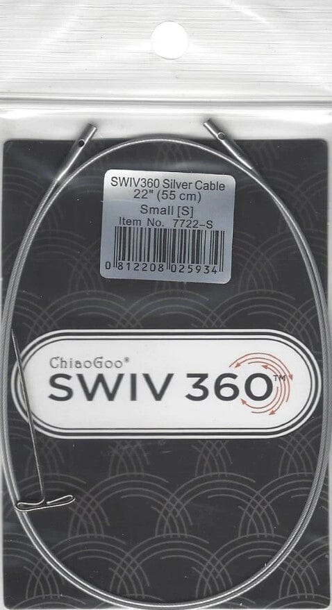 ChiaoGoo SWIV360 Interchangeable Knitting Needle Swivel Cable (Dif. Sizes)