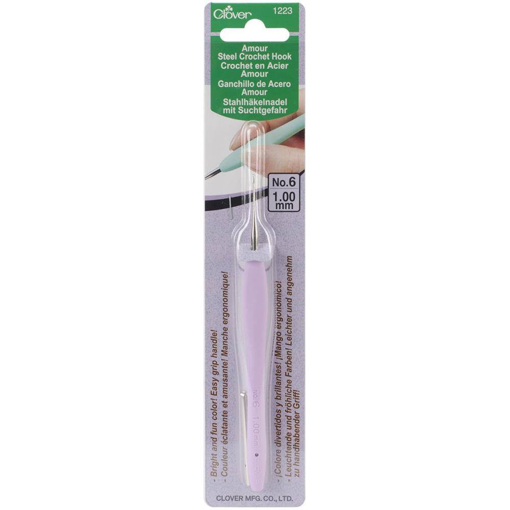 Clover Amour Soft Grip Crochet Hook 1.00 | KNITTING CO. - 7
