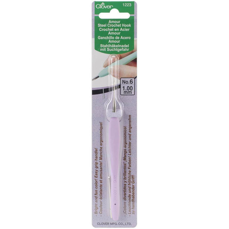 Clover Amour Soft Grip Crochet Hook 1.00 | KNITTING CO. - 7