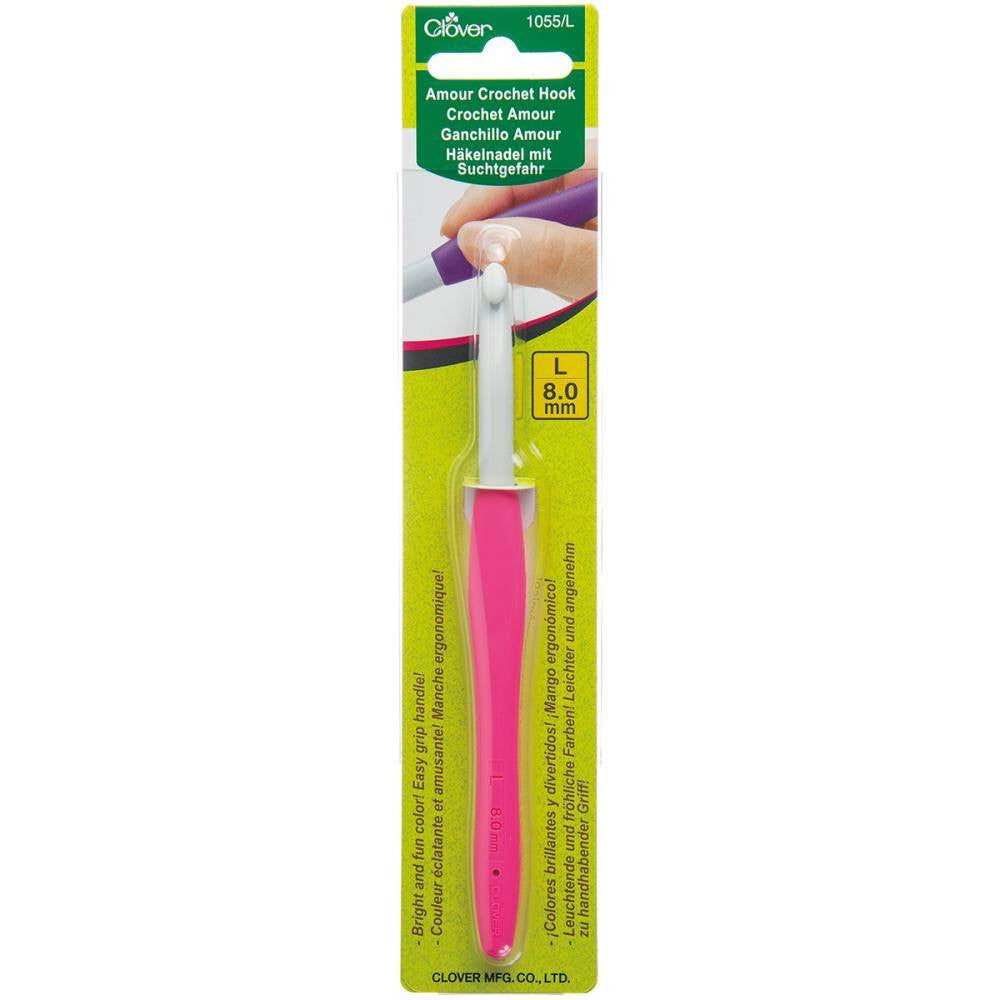 Clover Amour Soft Grip Crochet Hook 8.00 | KNITTING CO. - 24