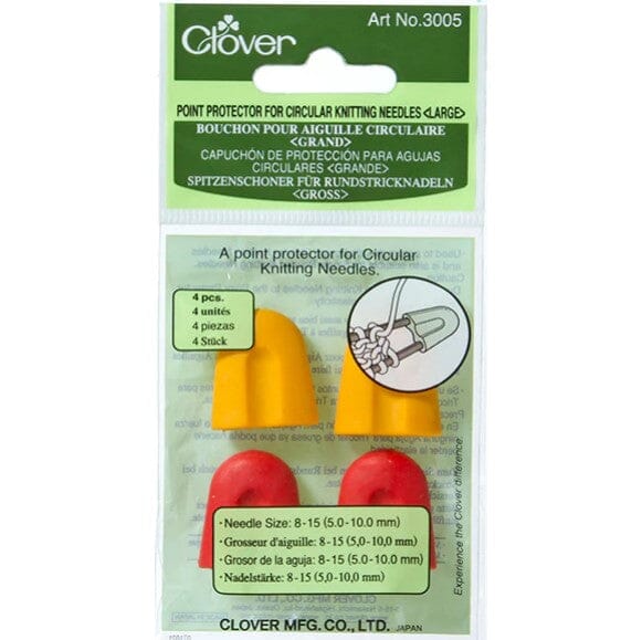 Buy Clover Point Protectors - Circular Knitting Needle - Pack of 4 Online