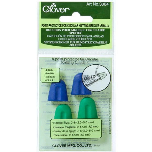 Clover Point Protectors - Circular Knitting Needle - Pack of 4