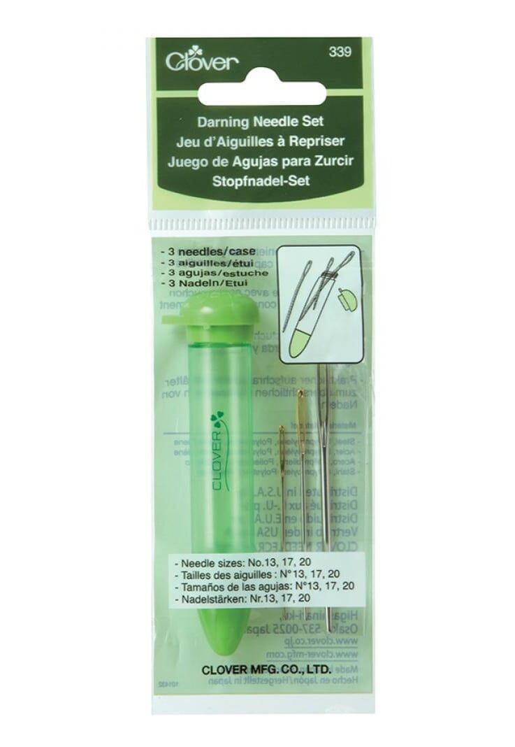 Clover "Chibi" Darning Needle Set w Case - 3 Pack
