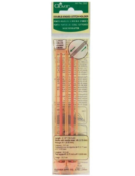 Clover Double End Stitch Holders - 2 Pack