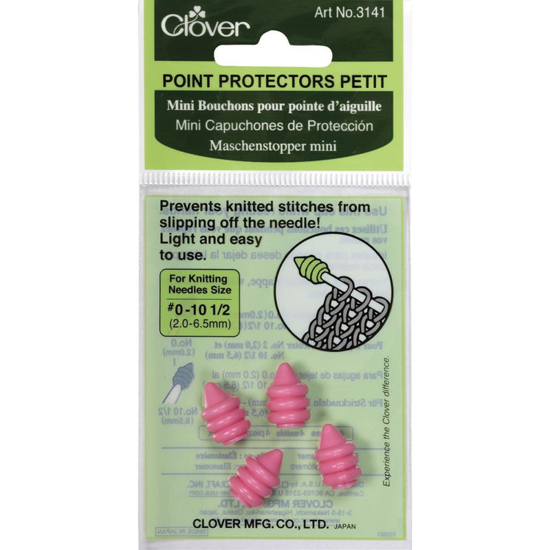 Clover Knitting Needle Point Protectors Petit - Pack of 4
