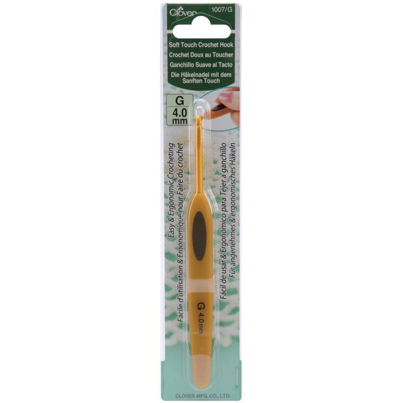 Clover Soft Touch Crochet Hook (2.00 - 6.00mm) 4.00 | KNITTING CO. - 6