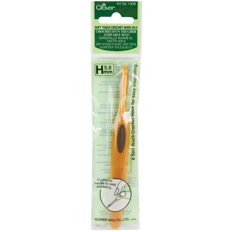 Clover Soft Touch Crochet Hook (2.00 - 6.00mm) 5.00 | KNITTING CO. - 9