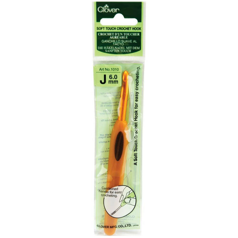 Clover Soft Touch Crochet Hook (2.00 - 6.00mm) 6.00 | KNITTING CO. - 10