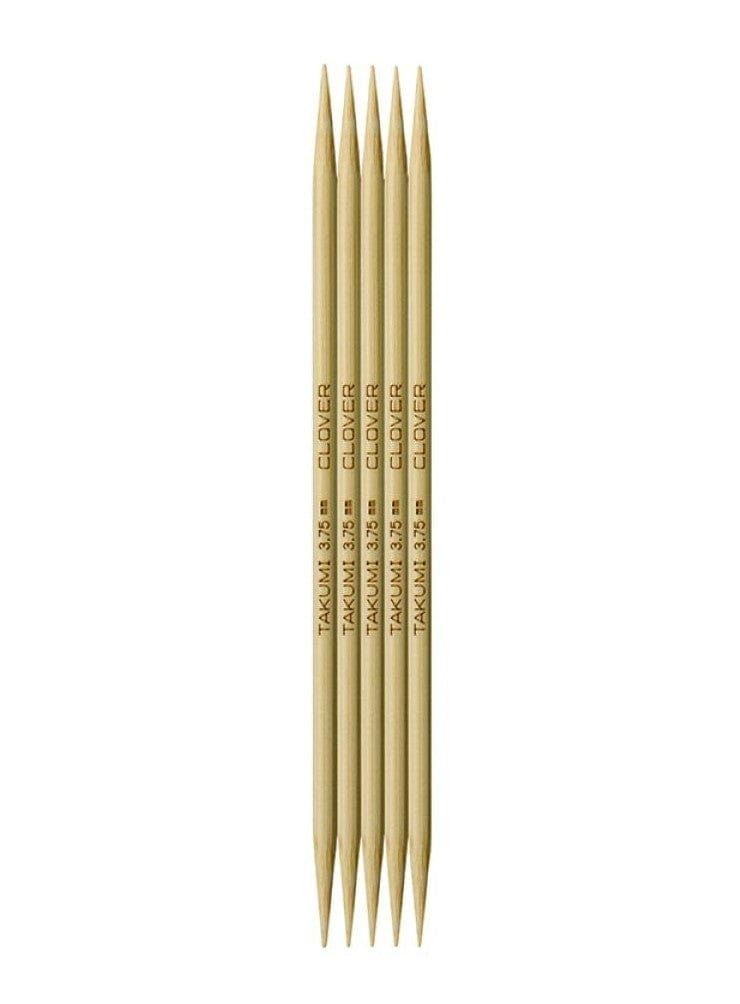 Clover "Takumi" Bamboo Double Point Knitting Needles - 20cm (8")