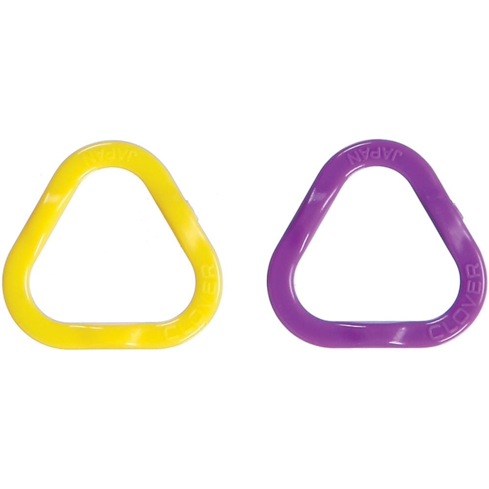 Clover Triangle Stitch Markers (M) - 16 Pack