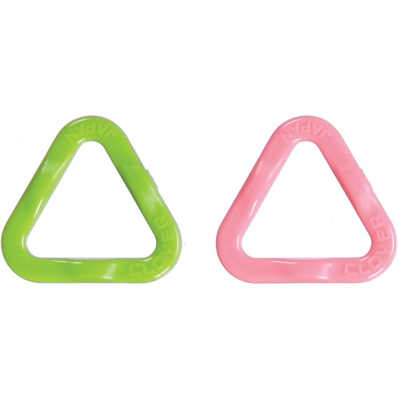 Clover Triangle Stitch Markers (S) - 16 Pack