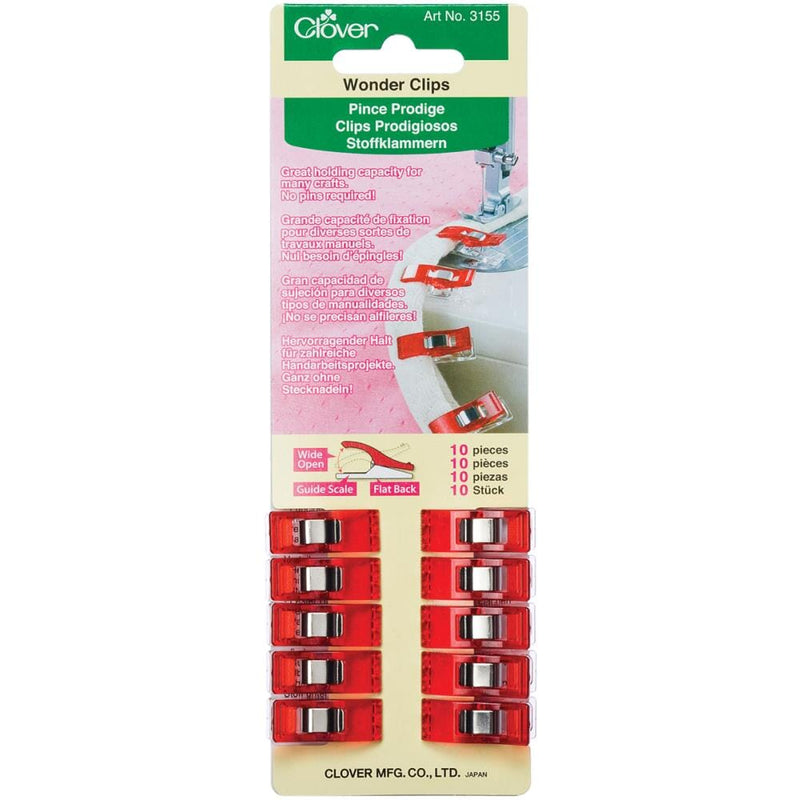 Clover Original Wonder Clips - 10 Pack