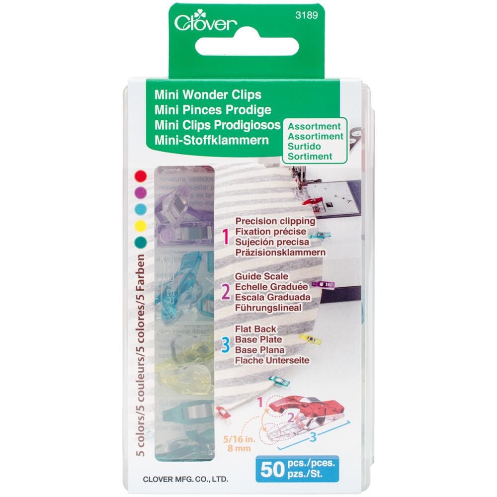 Clover Mini Wonder Clips - 50 Pack