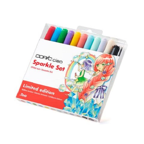Copic Ciao Double-Tip Markers - Limited Edition Sparkle Set of 12