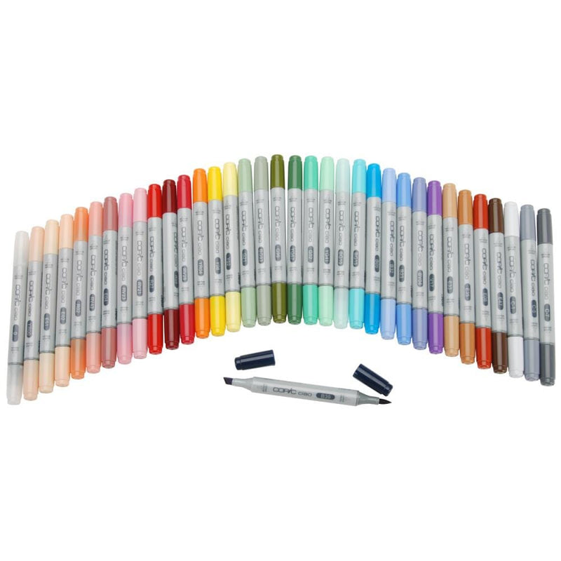 Copic Ciao Double-Tip Markers Set of 36 - Pack B