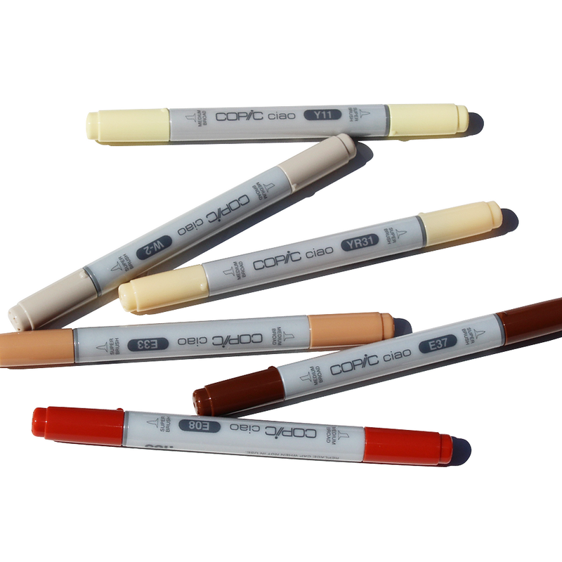 Copic Ciao Double-Tip Markers - Set of 6 (Choose Your Pack)