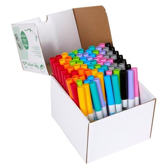 Crayola Fabric Fine Line Markers - Choose Your Pack
