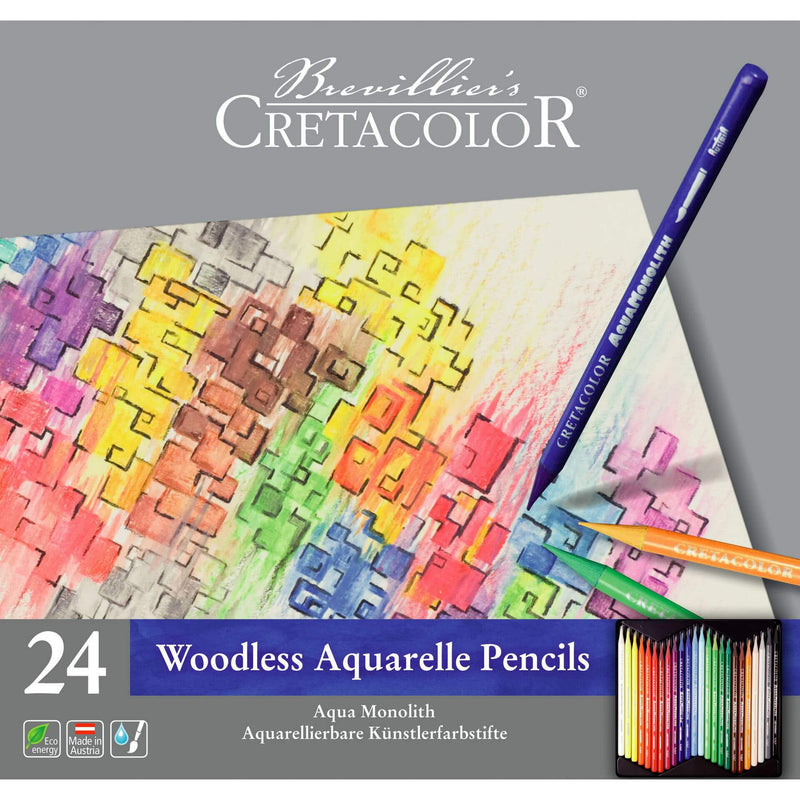 Cretacolor Aqua Monolith Woodless Watercolour Pencil Sets (Choose Your Size)