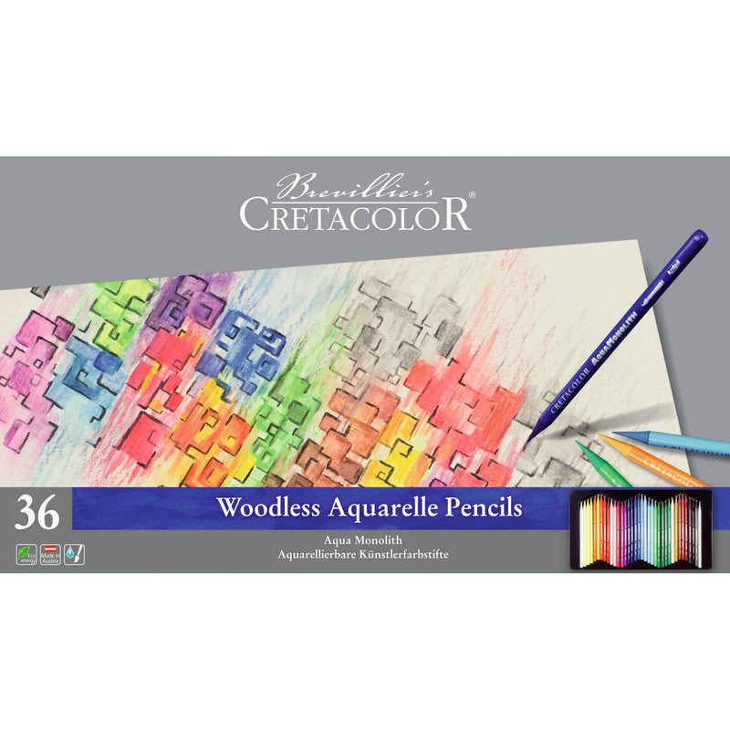 Cretacolor Aqua Monolith Woodless Watercolour Pencil Sets (Choose Your Size)