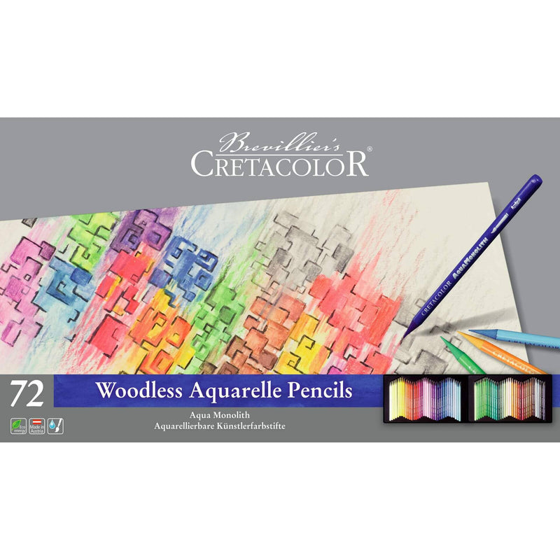 Cretacolor Aqua Monolith Woodless Watercolour Pencil Sets (Choose Your Size)