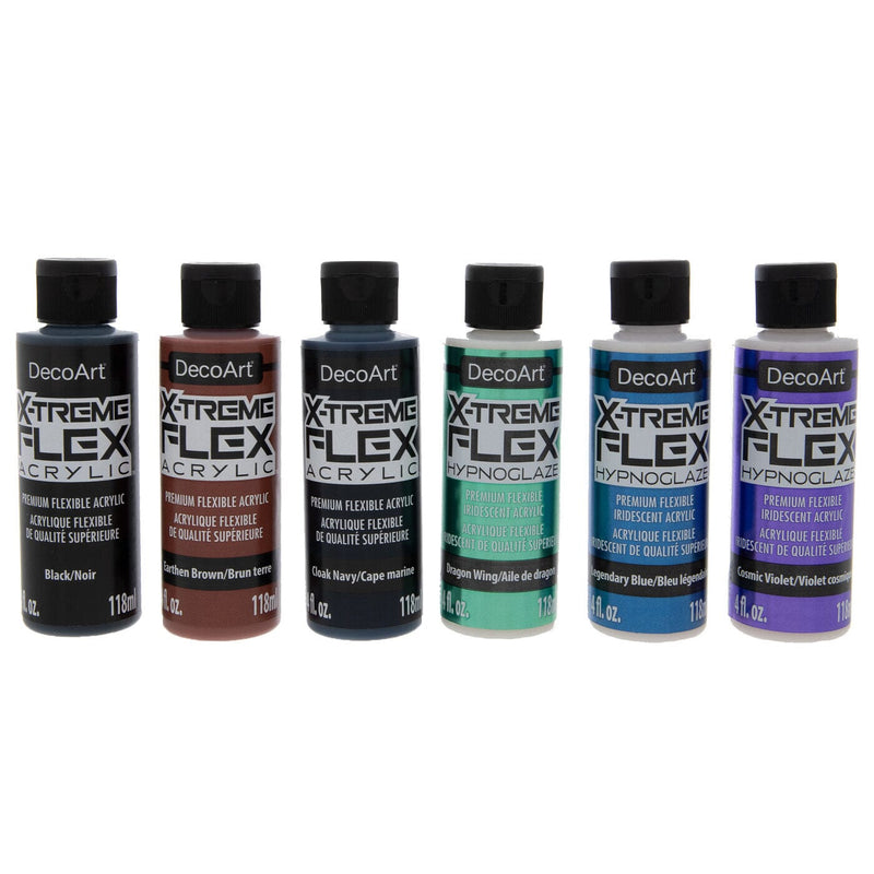 DecoArt "X-Treme Flex" Cosplay Flexible Acrylic Paint - Fantasy Effects Kit