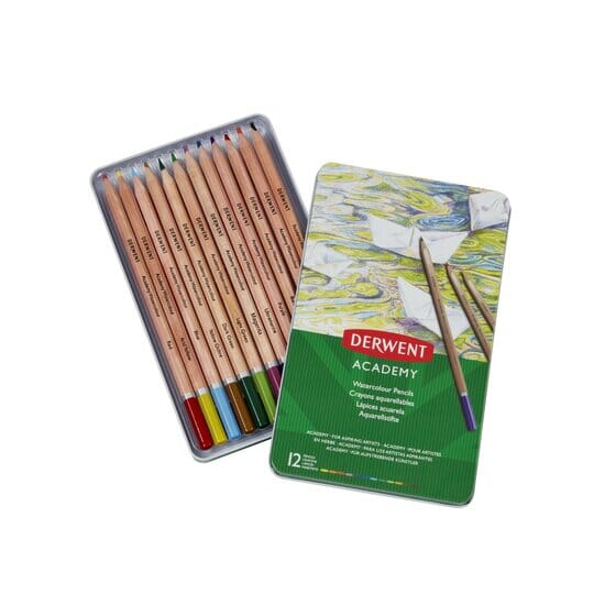 Derwent "Academy" Watercolour Pencil Set - Choose Your Size