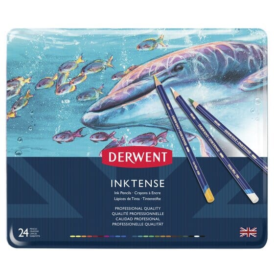 Derwent "Inktense" Water-soluble Colour Pencil Set - Choose Your Size