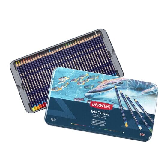 Derwent "Inktense" Water-soluble Colour Pencil Set - Choose Your Size