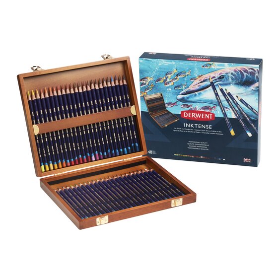 Derwent "Inktense" Water-soluble Colour Pencil Set - Choose Your Size