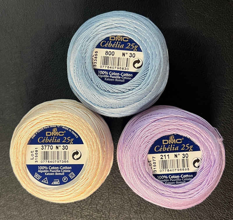 DMC 25g "Cebelia No. 30" Crochet Cotton Yarn
